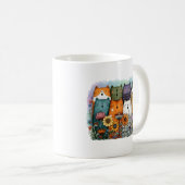 Mug Funny Colorful Cat (Devant droit)
