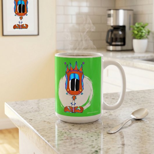 Mug Funny, Colorful, Quirky, Cartoon Character