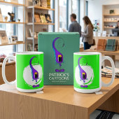 Mug Funny, Colorful, Quirky, Cartoon Character