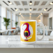 Mug Funny, Colorful, Quirky, Cartoon Character