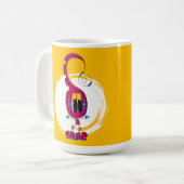 Mug Funny, Colorful, Quirky, Cartoon Character (Devant gauche)