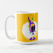 Mug Funny, Colorful, Quirky, Cartoon Character (Gauche)