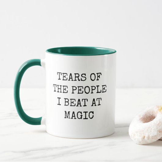 Mug Funny Competitive Magic Card Game (Avec donut)