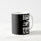 Mug Funny Concrete Finisher Hide A Body Joke Mixer Tru (Devant droit)