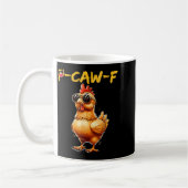 Mug Funny Cool Chicken Sungles Caw F Humor For Men Wom (Gauche)