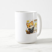Mug Funny Corgi Weather Nap Chance (Devant droit)