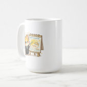 Mug Funny Corgi Weather Nap Chance (Devant gauche)