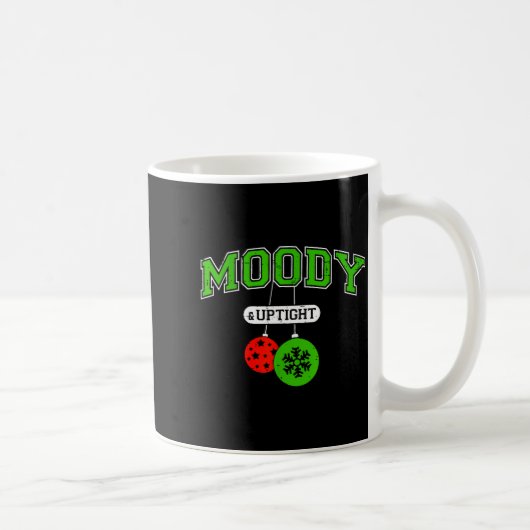 Mug Funny Couples Christmas Merry And Bright Moody And (Droite)