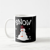 Mug Funny Couples Christmas Party Snow Man Merry Xmas  (Gauche)