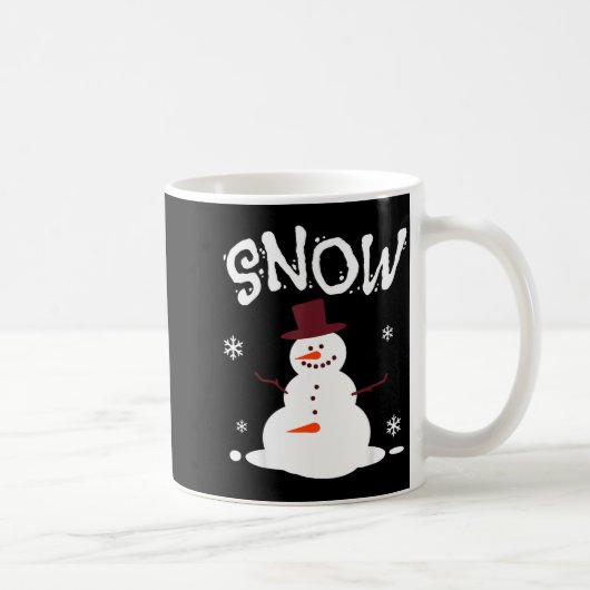 Mug Funny Couples Christmas Party Snow Man Merry Xmas  (Droite)