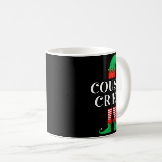 Mug Funny Cousin Crew Elf Christmas Elf Cousin Sweater (Devant droit)