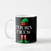 Mug Funny Cousin Crew Elf Christmas Elf Cousin Sweater (Gauche)