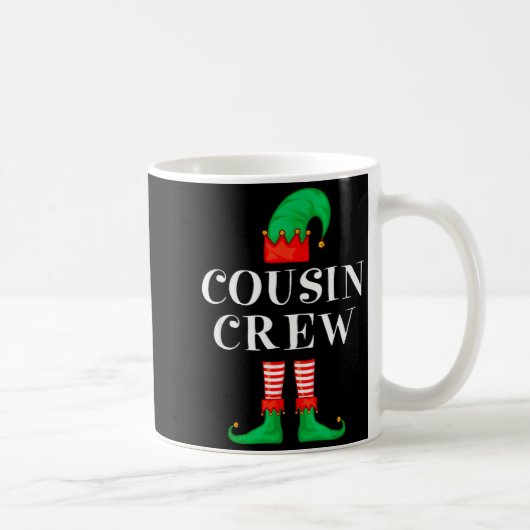 Mug Funny Cousin Crew Elf Christmas Elf Cousin Sweater (Droite)