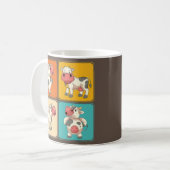Mug Funny Cow Lover ferme animal fermier pop art cow  (Devant gauche)