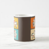 Mug Funny Cow Lover ferme animal fermier pop art cow  (Centre)