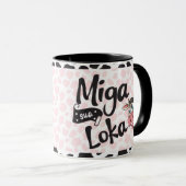 Mug Funny Cow “Miga Sua Loka (Devant droit)