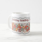 Mug Funny Cozy Christmas Holiday Loading Progress Bar (Devant gauche)