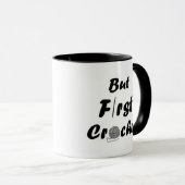 Mug Funny crochet citation tricot dire cadeau (Devant droit)