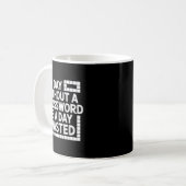 Mug Funny Crossword Puzzle Word Game Nerd  (Devant gauche)