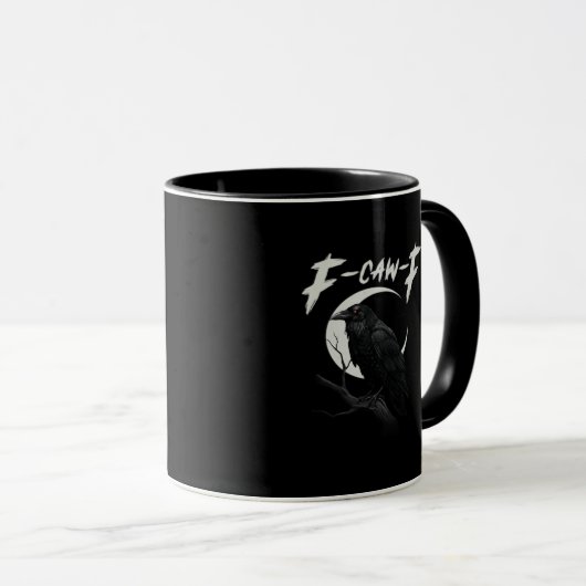 Mug Funny Crow Essential Creative Casual (Devant droit)