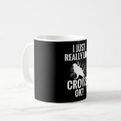 Mug Funny Crow Gifts Crow Corbeau d'Oiseaux (Devant gauche)