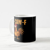 Mug Funny Crow Humor Gothic F-Caw-F (Devant gauche)