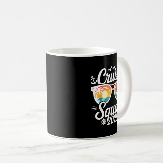 Mug Funny Cruise Squad 2026 Summer Vacation Matching F (Devant droit)