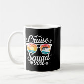 Mug Funny Cruise Squad 2026 Summer Vacation Matching F (Gauche)