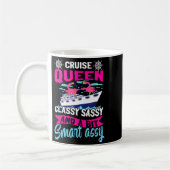 Mug Funny Cruising Cruise Queen Cly Sy Smart Y (Gauche)