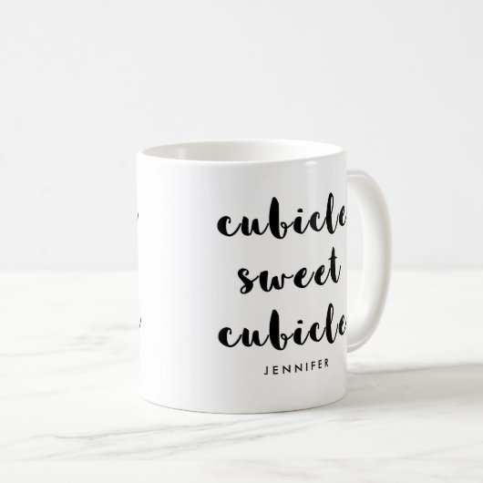 Mug Funny Cubicle Sweet Cubicle | Pour l'Office (Devant droit)