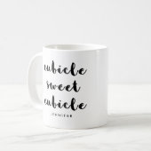 Mug Funny Cubicle Sweet Cubicle | Pour l'Office (Devant gauche)