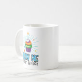 Mug Funny Cupcake Candle Blow Me It's My Birthday (Devant gauche)