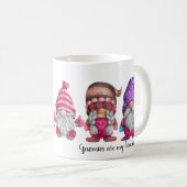 Mug Funny Cupid Est Stupide Aquarelle Valentine Gnomes (Devant droit)