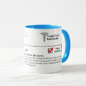 Mug Funny Custom Best Dentist (Devant droit)
