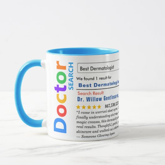 Mug Funny Custom Best Dermatologist Specialist (Gauche)