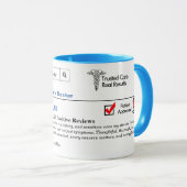 Mug Funny Custom Best Doctor (Devant droit)