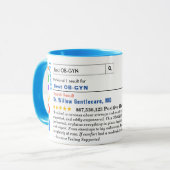 Mug Funny Custom Best OBGYN Specialist (Devant gauche)