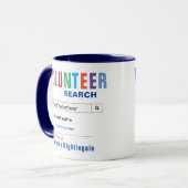 Mug Funny Custom Best Volunteer Cadeau (Devant gauche)