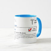 Mug Funny Custom Ophthalmologist  (Devant droit)