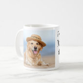 Mug Funny Custom Photo pour animaux de compagnie Je ne (Devant gauche)