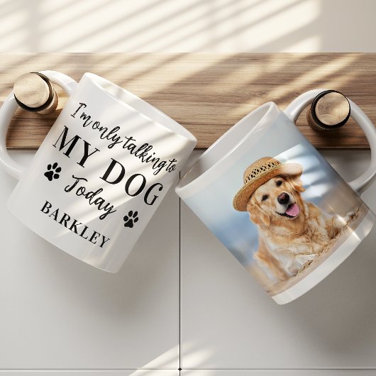 Mug Funny Custom Photo pour animaux de compagnie Je ne