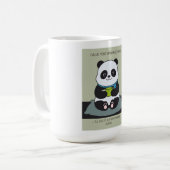 Mug Funny Custom Sarcastic Panda Opinion Coworker Gift (Devant gauche)
