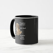 Mug Funny Cute Anatomy of a Cockapoo Dog Lover (Devant gauche)