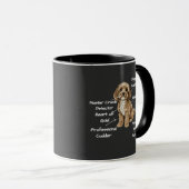 Mug Funny Cute Anatomy of a Cockapoo Dog Lover (Devant droit)