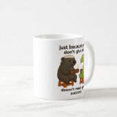 Mug Funny, cute, cartoon animal snake short quote gift (Devant droit)