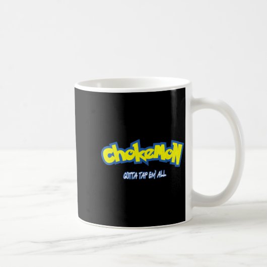 Mug Funny Cute Chokemon Jiu Jitsu (Droite)