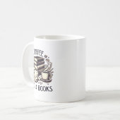 Mug Funny Cute Coffee Dog Books Lover Women Men Kids  (Devant gauche)