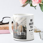 Mug Funny Cute FUNTIE 2 Tante Photo Noël<br><div class="desc">Créez un cadeau de keepsaké pour une tante amusante avec ce mignon et drôle collage photo FUNTIE Coffee Mug. Il vous suffit de télécharger deux photos de votre choix et de modifier le texte pour le rendre personnel et unique.</div>