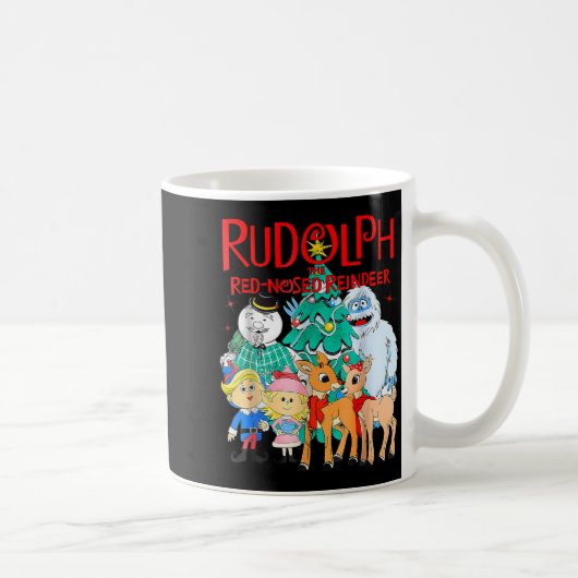 Mug Funny Cute Rudolph The Red Nosed Reindeer Christma (Droite)
