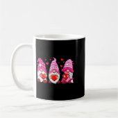 Mug Funny Cute Three Gnomies Nk Hearts Matching Vale  (Gauche)